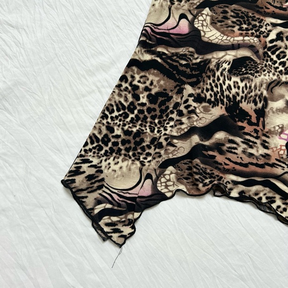 90’s cheetah print top - Picture 8 of 9